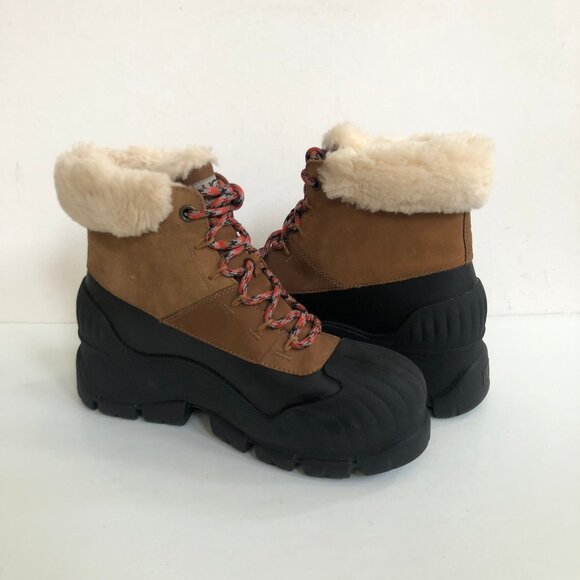 UGG ADIROAM HIKER SHORT CHESTNUT WATERPROOF SHEARLING LINED Boots - Picture 2 of 6